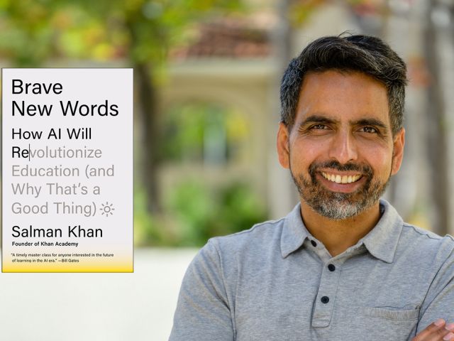 Salman Khan Lecture , Brave New Words: How AI Will Revolutionize Education (and Why That’s a Good Thing), Sat. Oct 5th, 4 PM